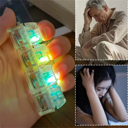 Keyboard Transparent Decompression Toys 4 Keys Keyboard Clicker Toy with LED Light Keyboard Fidget Toy School Bag Pendant